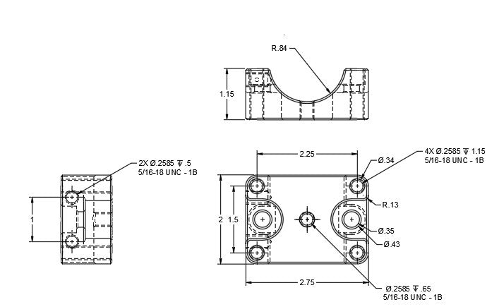 Frame blocks 1.25”