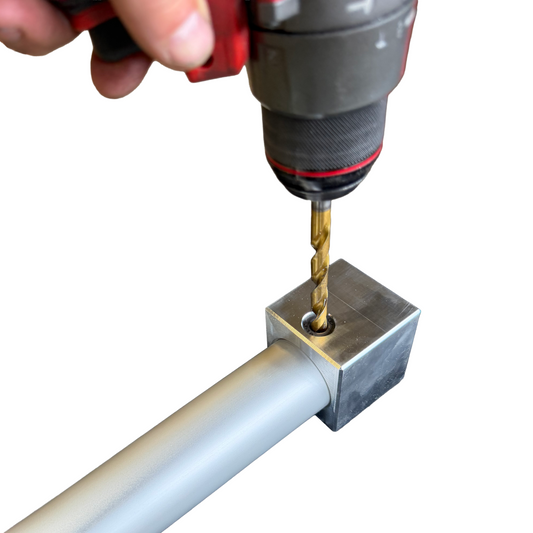 Drill Jig for 1" Schedule 40 Pipe